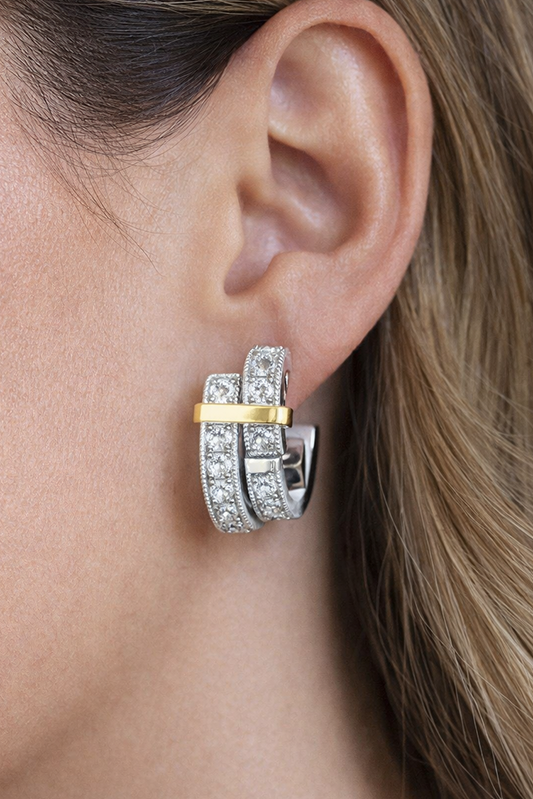 Date Night Drama Silver Sparkling Earrings-Cute-Trendy-Shop-Womens-Boutique-Clothing-Store