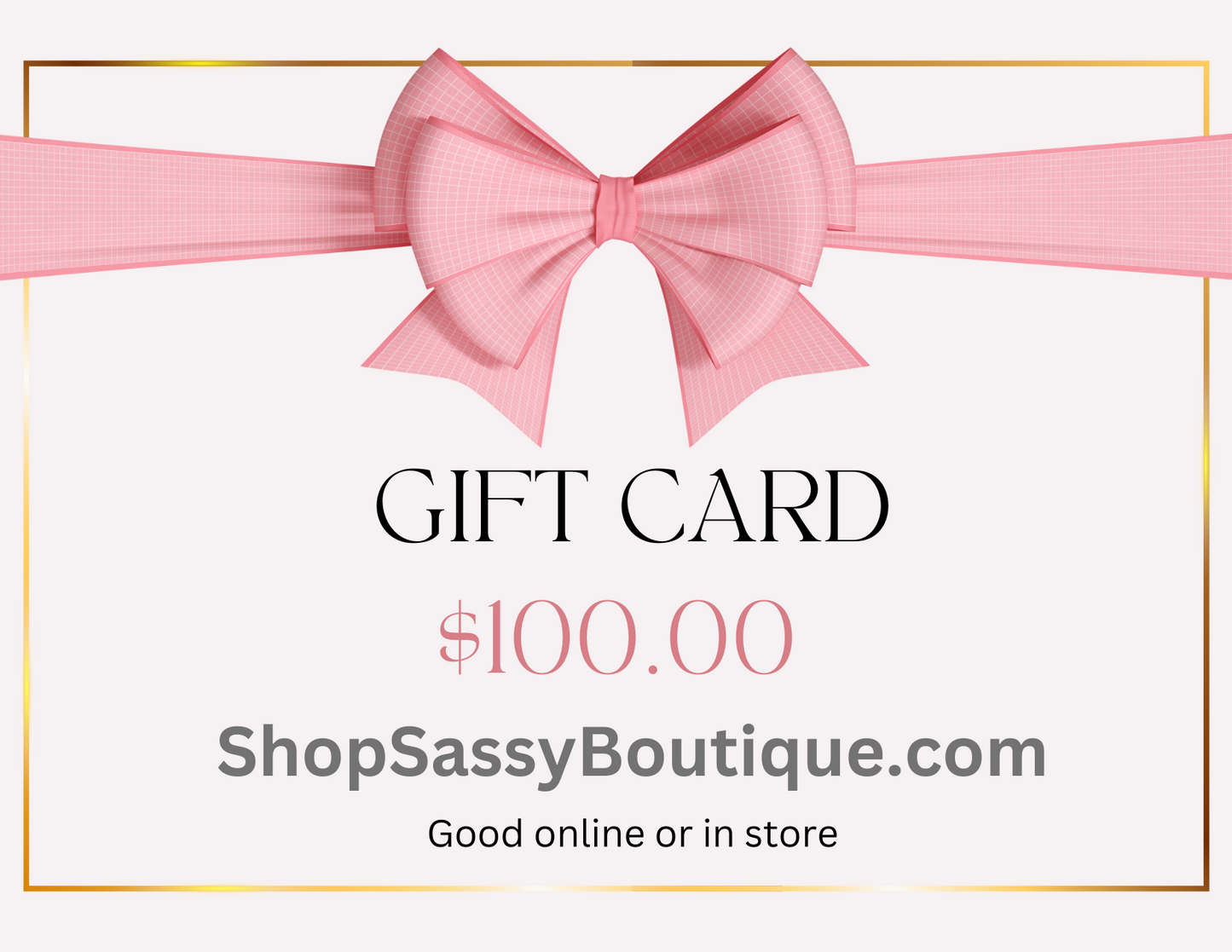 Gift Card $100-Cute-Trendy-Shop-Womens-Boutique-Clothing-Store