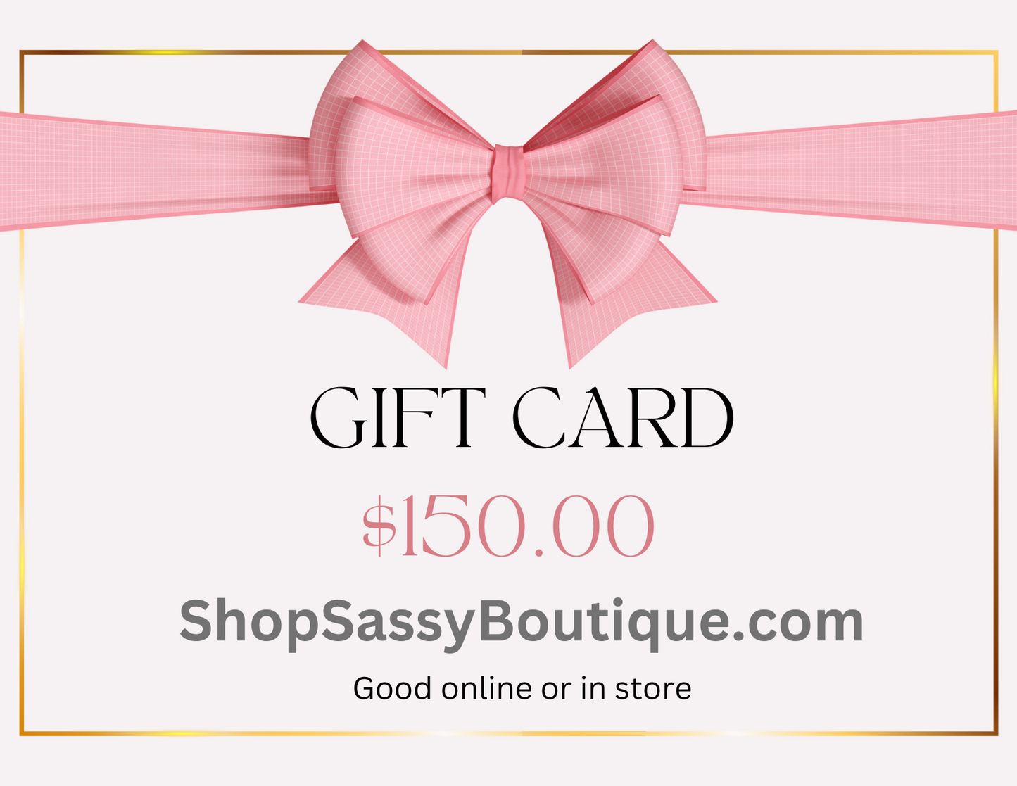 Gift Card $150-Cute-Trendy-Shop-Womens-Boutique-Clothing-Store
