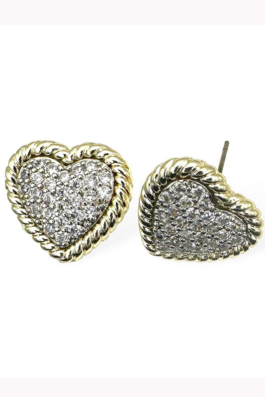 Indulge Me Heart Pave Post Earrings-[option4]-[option5]-Cute-Trendy-Shop-Womens-Boutique-Clothing-Store