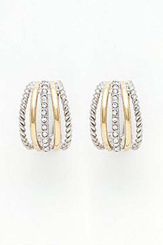 Come On Over Two Tone Cuff Earrings-[option4]-[option5]-Cute-Trendy-Shop-Womens-Boutique-Clothing-Store