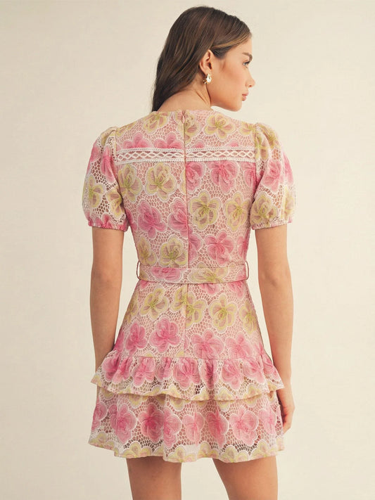 Just Me Floral Mini Dress-Cute-Trendy-Shop-Womens-Boutique-Clothing-Store