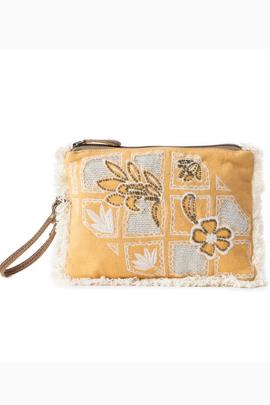Amber Harvest Embroidered Pouch-Cute-Trendy-Shop-Womens-Boutique-Clothing-Store