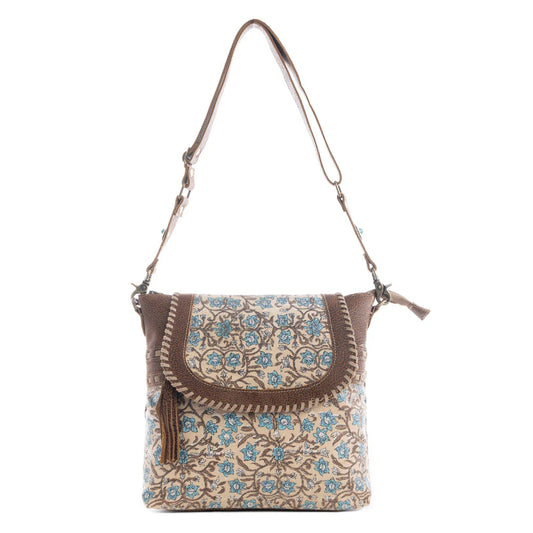 Desert Flower Shoulder Bag With Front Flap-Cute-Trendy-Shop-Womens-Boutique-Clothing-Store