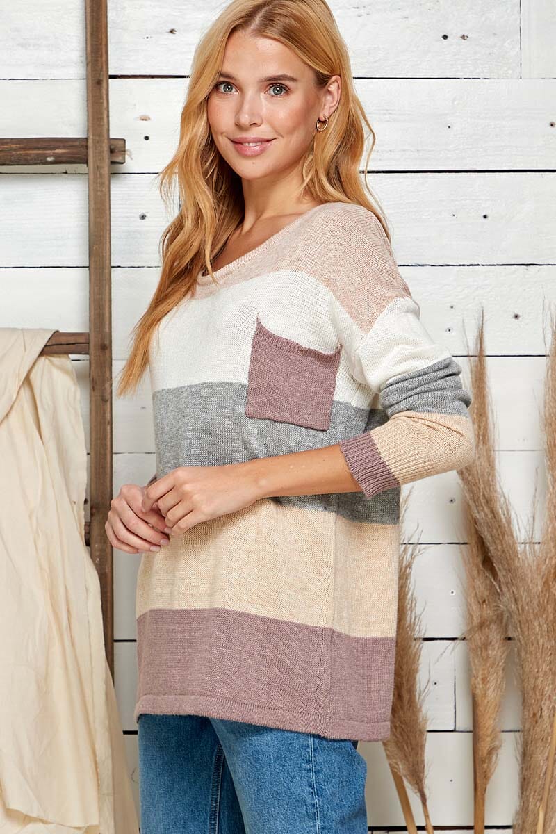 Muted Horizon Striped Knit-Cute-Trendy-Shop-Womens-Boutique-Clothing-Store