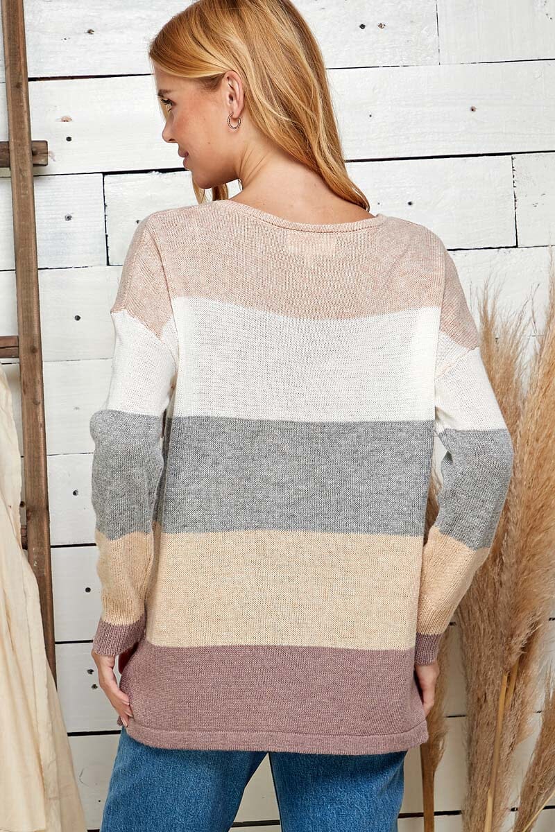 Muted Horizon Striped Knit-Cute-Trendy-Shop-Womens-Boutique-Clothing-Store