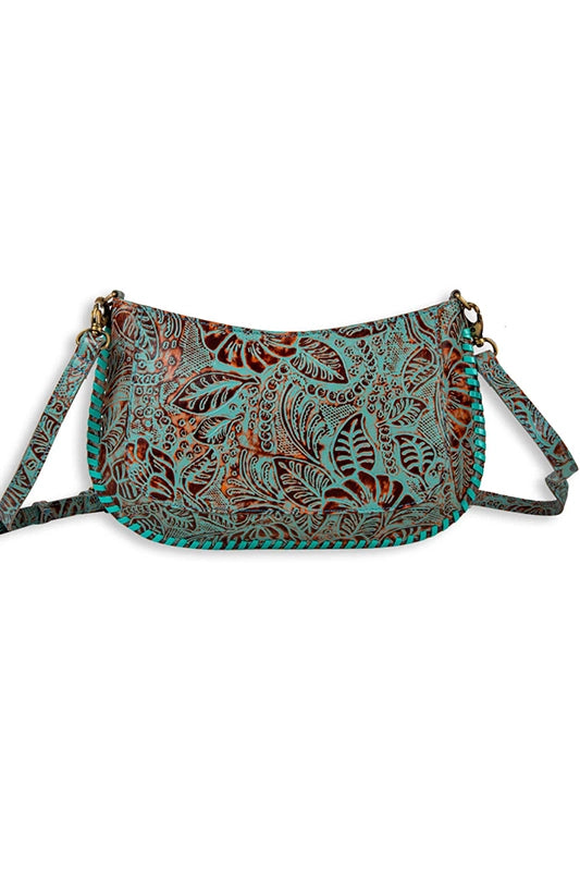 Just Say Wow Turquoise Tooled Purse-[option4]-[option5]-Cute-Trendy-Shop-Womens-Boutique-Clothing-Store