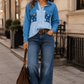 Retro Ranch Denim Button-Down-Cute-Trendy-Shop-Womens-Boutique-Clothing-Store