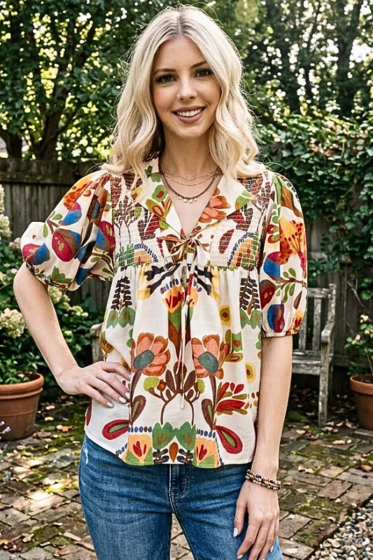 Vintage Meadow Tie-Front Top-Cute-Trendy-Shop-Womens-Boutique-Clothing-Store