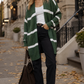 Harvest Horizon Striped Cardigan-Dark Green-SMALL-Cute-Trendy-Shop-Womens-Boutique-Clothing-Store