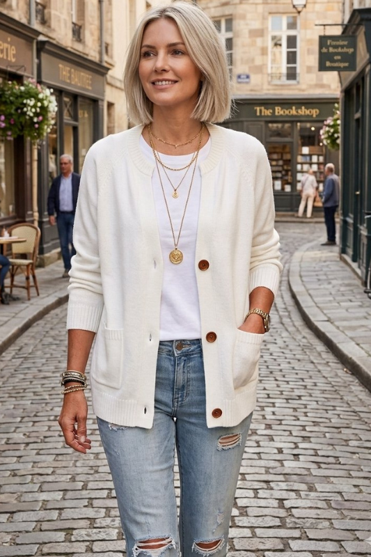 Cozy Chic Pocket Cardigan in White-Cute-Trendy-Shop-Womens-Boutique-Clothing-Store