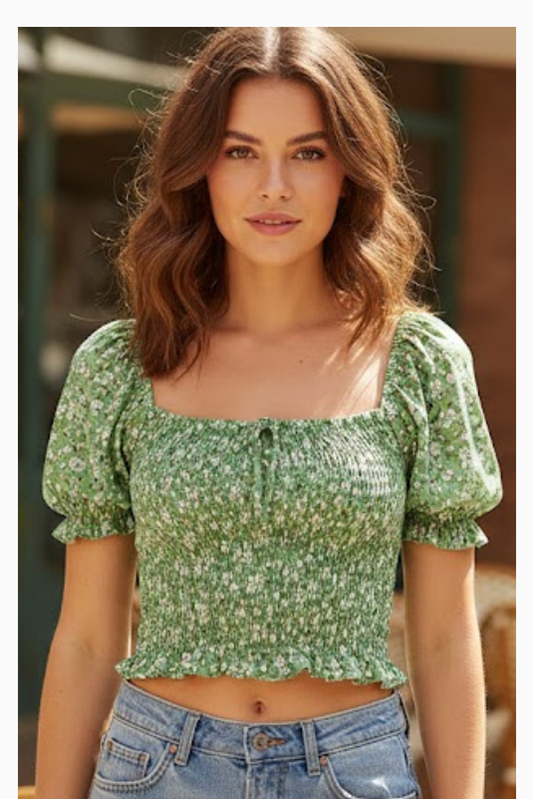 Flirt with Floral Crop Top-Cute-Trendy-Shop-Womens-Boutique-Clothing-Store