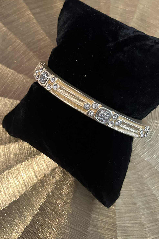 Better Than Champagne Gold Hinged Bracelet-[option4]-[option5]-Cute-Trendy-Shop-Womens-Boutique-Clothing-Store