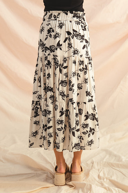 I Can Do Anything Floral Maxi Skirt-Cute-Trendy-Shop-Womens-Boutique-Clothing-Store