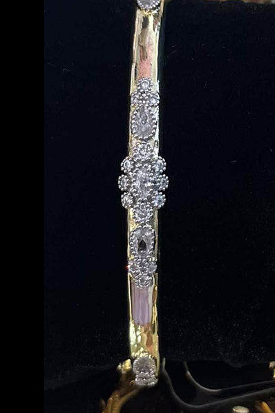 Only The Best Gold Sparkling Latch Bracelet-Clear-[option4]-[option5]-Cute-Trendy-Shop-Womens-Boutique-Clothing-Store