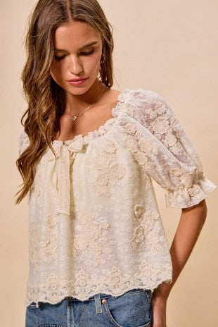 That Is Precious Ivory Lace Top-Cute-Trendy-Shop-Womens-Boutique-Clothing-Store