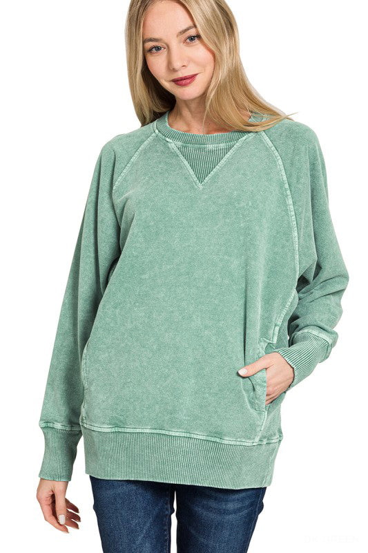 Feel The Comfort French Terry Pullover-[option4]-[option5]-Cute-Trendy-Shop-Womens-Boutique-Clothing-Store