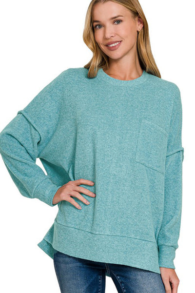 All About That Touch Drop Shoulder Sweater Top-[option4]-[option5]-Cute-Trendy-Shop-Womens-Boutique-Clothing-Store