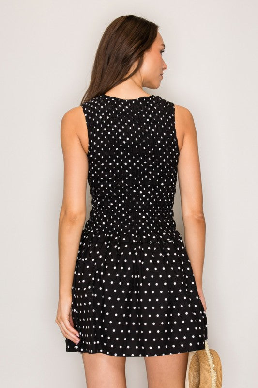 My Little Secret Dotted Black Dress-[option4]-[option5]-Cute-Trendy-Shop-Womens-Boutique-Clothing-Store