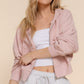 Because I Care Pink Terry Hoodie Jacket-[option4]-[option5]-Cute-Trendy-Shop-Womens-Boutique-Clothing-Store