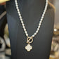 Pearls & Pave Quatrafoil Necklace-[option4]-[option5]-Cute-Trendy-Shop-Womens-Boutique-Clothing-Store
