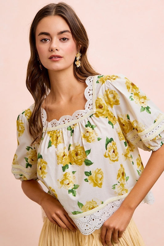 Romance in Bloom Blouse-Cute-Trendy-Shop-Womens-Boutique-Clothing-Store