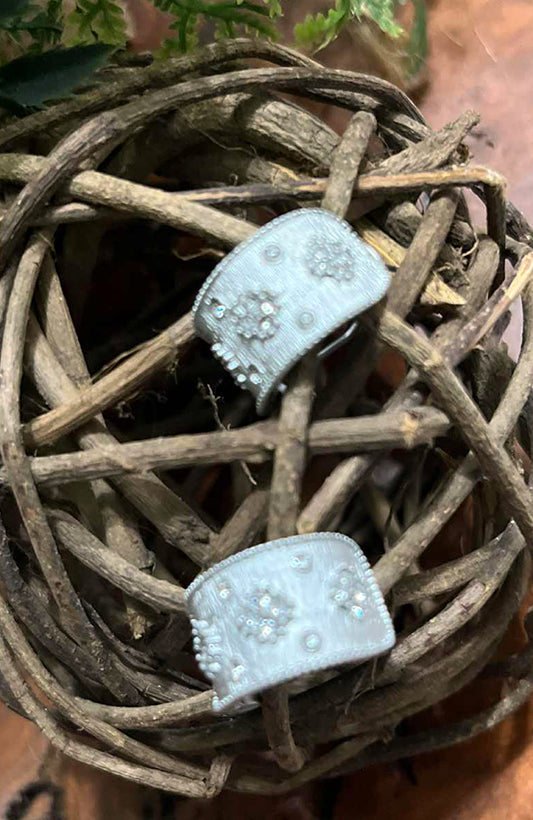 Silver Accent Cuff Earrings-[option4]-[option5]-Cute-Trendy-Shop-Womens-Boutique-Clothing-Store