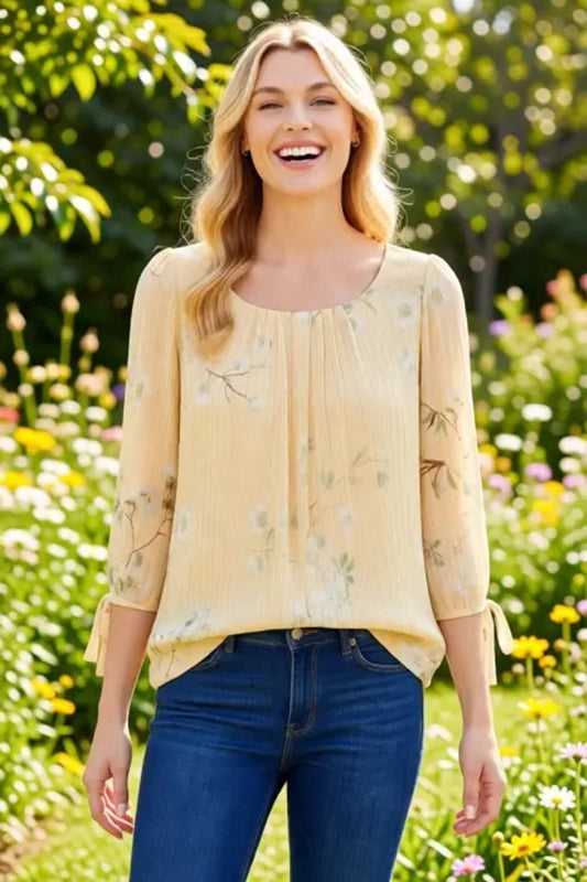 Spring Luncheon With the Ladies Cream Top-Cute-Trendy-Shop-Womens-Boutique-Clothing-Store