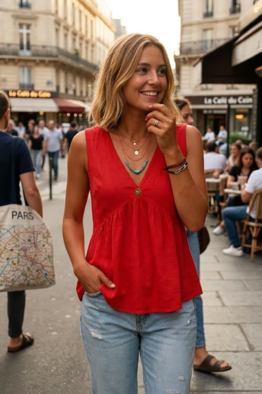 Let's Catch Up Babydoll Top-Cute-Trendy-Shop-Womens-Boutique-Clothing-Store