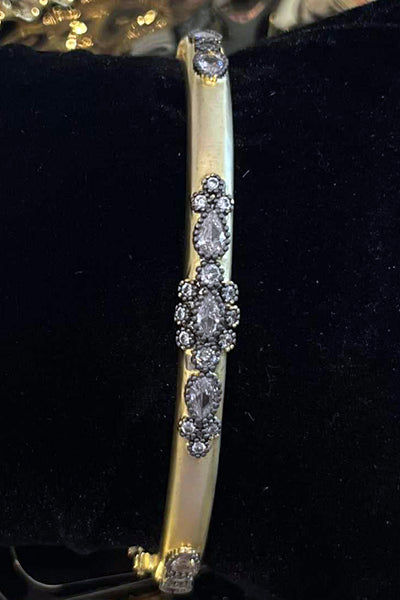 Only The Best Gold Sparkling Latch Bracelet-Smokey-[option4]-[option5]-Cute-Trendy-Shop-Womens-Boutique-Clothing-Store