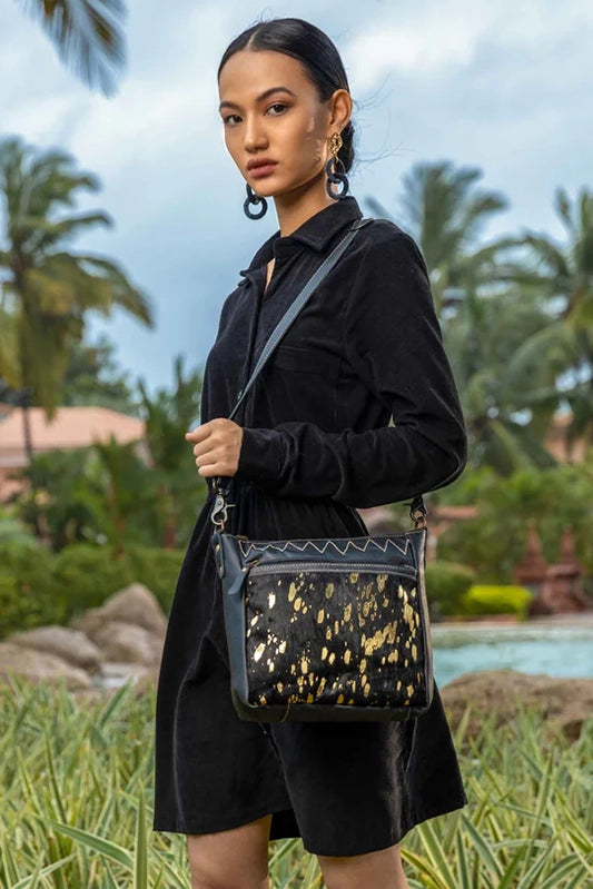 For All The Gold Black Handbag-Cute-Trendy-Shop-Womens-Boutique-Clothing-Store