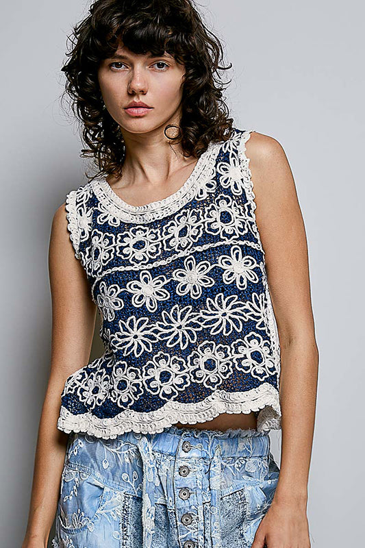 Winning Hand Embroidery Top-[option4]-[option5]-Cute-Trendy-Shop-Womens-Boutique-Clothing-Store