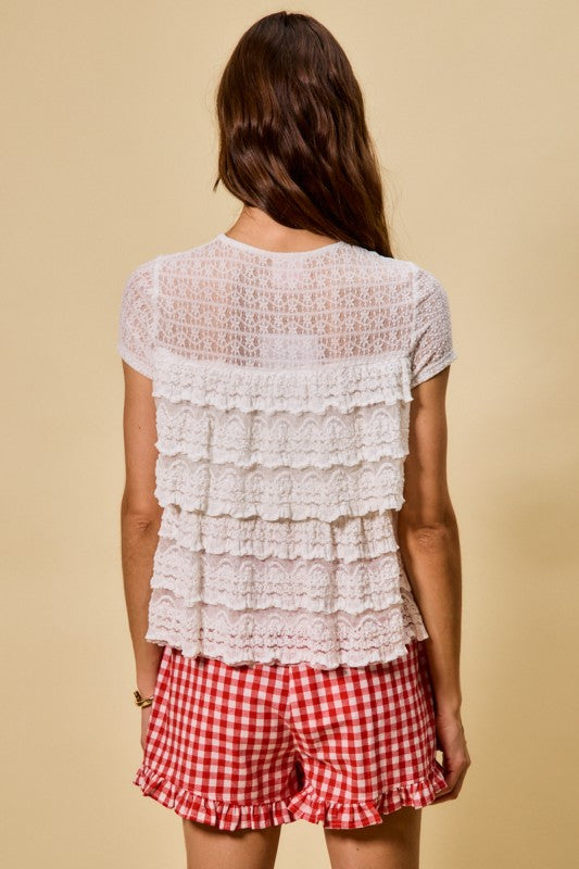 Make A Difference Tiered Lace Top-[option4]-[option5]-Cute-Trendy-Shop-Womens-Boutique-Clothing-Store