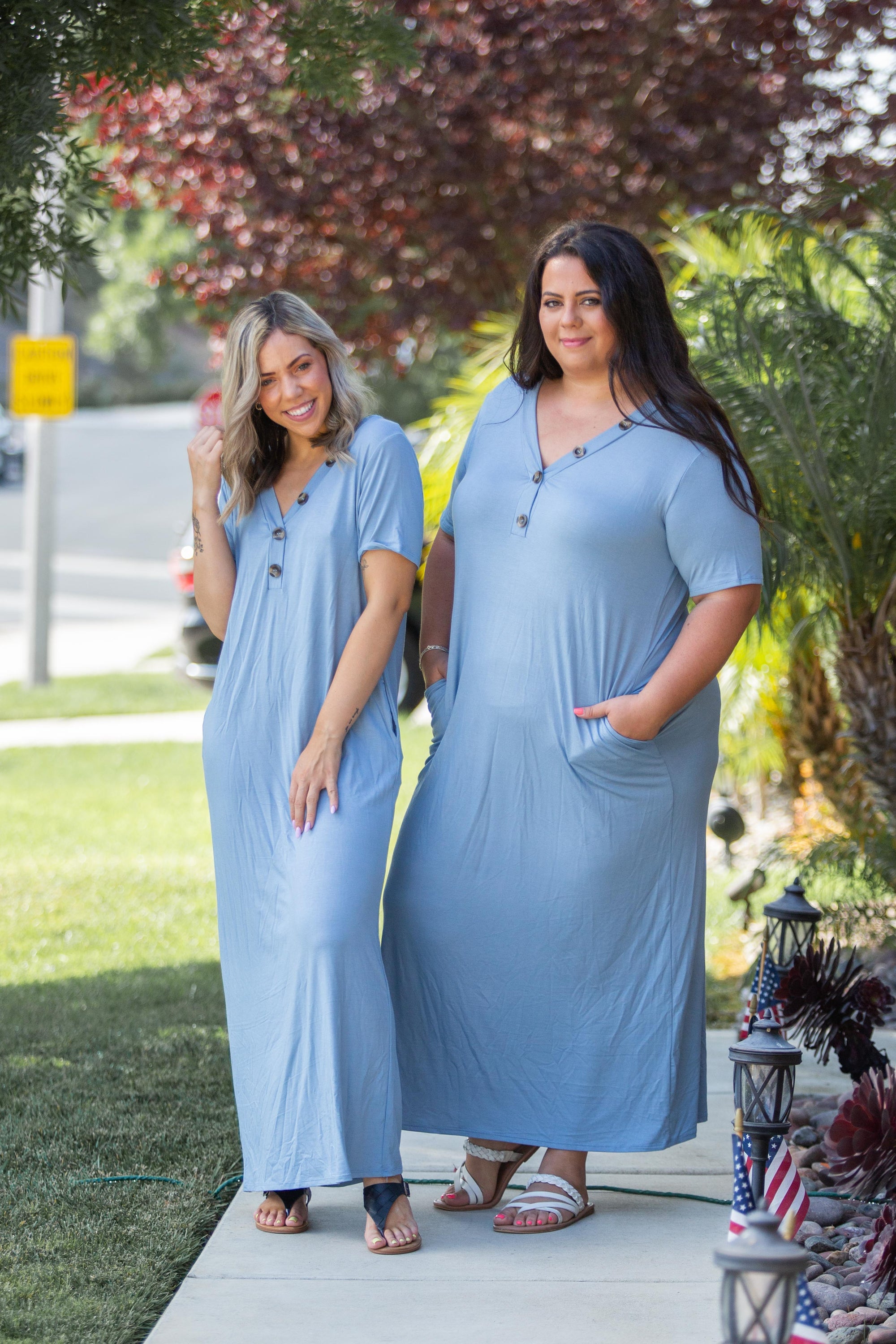 Sky's The Limit Maxi Dress blue *online exclusive-[option4]-[option5]-Cute-Trendy-Shop-Womens-Boutique-Clothing-Store
