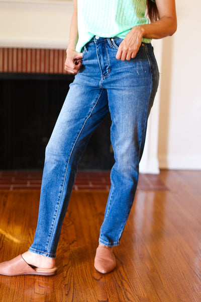 Everyday Dark Denim Slim Fit High Rise Jeans *online exclusive