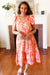 Sunset Boho Ethnic Floral V Neck Flutter Sleeve Dress-[option4]-[option5]-Cute-Trendy-Shop-Womens-Boutique-Clothing-Store