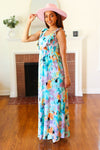 Feeling Elegant Seafoam Floral Print Ruffle Maxi Dress *online exclusive-[option4]-[option5]-Cute-Trendy-Shop-Womens-Boutique-Clothing-Store
