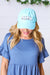 Sky Blue Cotton "MAMA" Adjustable Baseball Cap *online exclusive-One Size Fits All-[option4]-[option5]-Cute-Trendy-Shop-Womens-Boutique-Clothing-Store