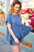 Denim Ruffle Tiered Frill Short Sleeve Swing Top *online exclusive-[option4]-[option5]-Cute-Trendy-Shop-Womens-Boutique-Clothing-Store
