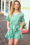 Sage Green Boho Surplice Pocketed Romper *online exclusive-[option4]-[option5]-Cute-Trendy-Shop-Womens-Boutique-Clothing-Store