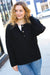 Better Than Ever Black Loose Knit Henley Button Sweater *online exclusive-[option4]-[option5]-Cute-Trendy-Shop-Womens-Boutique-Clothing-Store