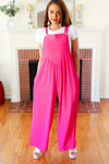 Summer Dreaming Pink Wide Leg Suspender Overall Jumpsuit *online exclusive-[option4]-[option5]-Cute-Trendy-Shop-Womens-Boutique-Clothing-Store