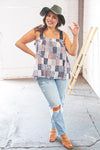 Boho Patchwork Color Block Knit Top *online exclusive-[option4]-[option5]-Cute-Trendy-Shop-Womens-Boutique-Clothing-Store