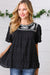 Black Embroidered Smocked Top *online exclusive-[option4]-[option5]-Cute-Trendy-Shop-Womens-Boutique-Clothing-Store