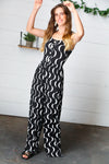 Black Abstract Wave Button Jumpsuit *online exclusive-[option4]-[option5]-Cute-Trendy-Shop-Womens-Boutique-Clothing-Store