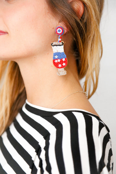 Freedom Cocktail Beaded Dangle Earrings *online exclusive-One Size Fits All-[option4]-[option5]-Cute-Trendy-Shop-Womens-Boutique-Clothing-Store