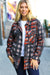 Plaid Happy Black & Rust Jacquard Oversize Pocketed Shacket *online exclusive-[option4]-[option5]-Cute-Trendy-Shop-Womens-Boutique-Clothing-Store