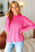 Fuchsia Mineral Wash Rib Pullover Top *online exclusive-[option4]-[option5]-Cute-Trendy-Shop-Womens-Boutique-Clothing-Store