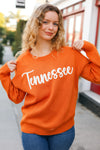 Game Day Orange "Tennessee" Embroidery Pop Up Sweater *online exclusive-[option4]-[option5]-Cute-Trendy-Shop-Womens-Boutique-Clothing-Store