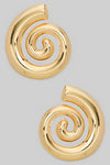 Just Like That Gold Swirl Earrings-[option4]-[option5]-Cute-Trendy-Shop-Womens-Boutique-Clothing-Store